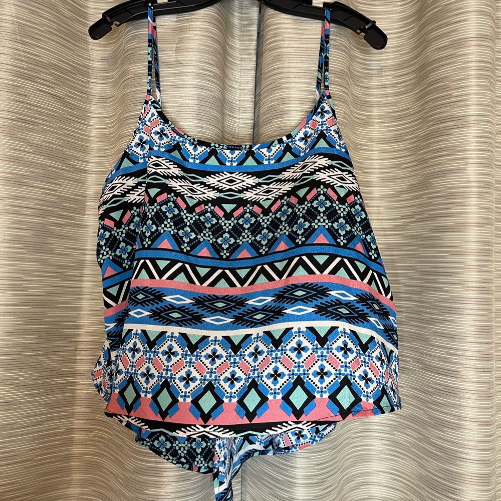 Ambiance Apparel Tribal Floral Top